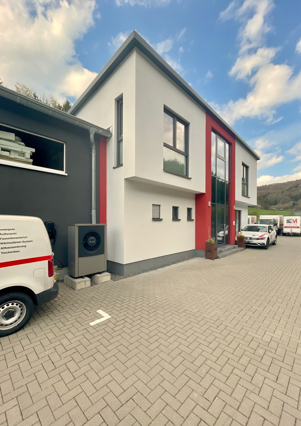 Büroerweiterung mit Lager